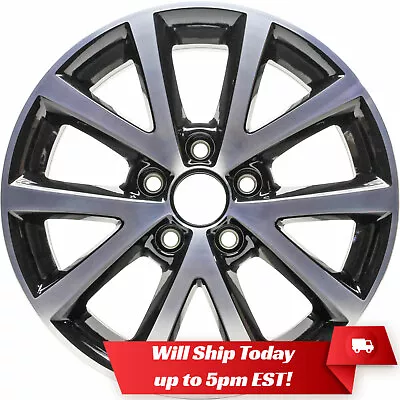 New Set Of 4 16  Machined Black Alloy Wheels For 2005-2018 VW Volkswagen Jetta • $529