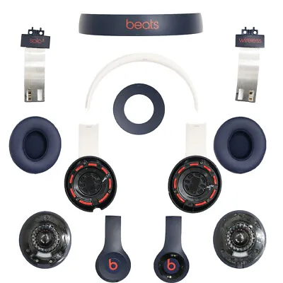 Beats By Dr. Dre Solo 3 Wireless Headphones - Club Blue Used PARTS • $47.34