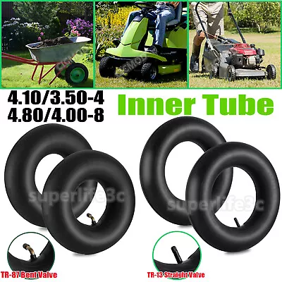 2Pack Inner Tube Tire 4.10/3.50-4 4.80/4.00-8 For Lawn Mower Wheelbarrow Trolley • $19.99