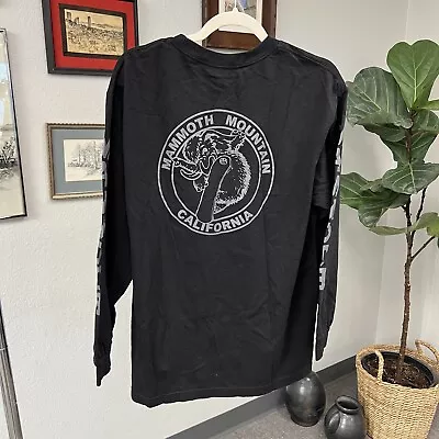 Mammoth Mountain Men's Size L Black Long Sleeve Shirt • $19.36