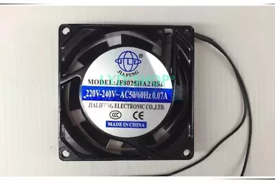 5pcs New For JIA FENG JF8025HA2HSL 220V Fan 8CM Double Ball/oil 8025 Fan • $76.10