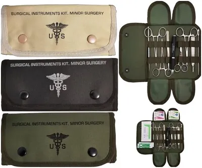 ELITE FIRST AID Surgical Kit STOCKED Field Medic Suture Trauma Survival  • $33.95