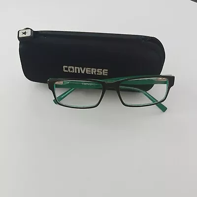 Eye Glass Frame Eyeglasses Converse Newsprint 54-17-140 With Case • $18.97