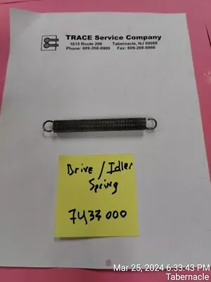 Label Aire 2111 2114 2115  7433000 DRIVE OR IDLER TENSION SPRING • $8