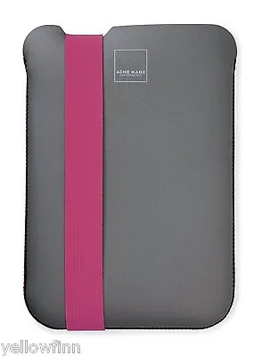 Acme Made Skinny Sleeve Slip Case Cover For IPad 2 3 4 - Grey / Pink • £4.99