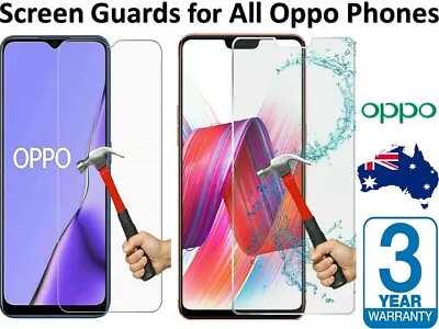 Fr OPPO Reno 2Z 5G R17 R15 Pro R11 R9S A77 A73 A57 AX7 A3 F1S Screen Protector • $7.75