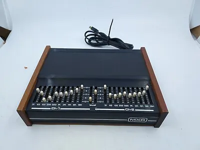 Vintage MXR Model 114 2 Channel 10-Band Stereo Graphic Equalizer Untested  • $36.71