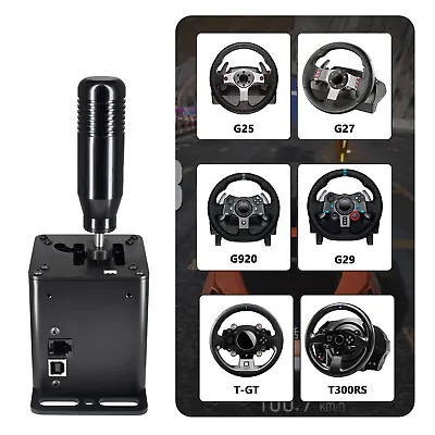 PC USB H Gear Shifter For Logitech G29 G27 G25 G920 T300RS/GT Sim Racing Game AU • $79.95