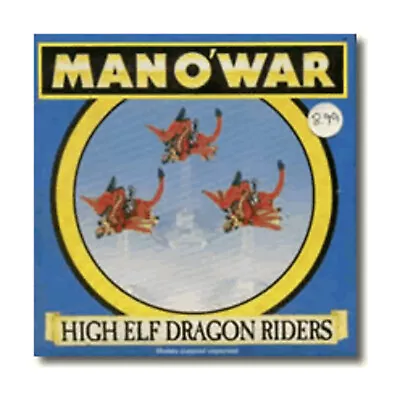 Games Workshop Man O' War High Elf Dragon Riders SW • $29.95