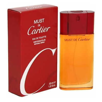 MUST DE CARTIER * Cartier 1.6 Oz / 50 Ml Eau De Toilette Women Perfume Spray • $89