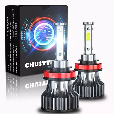 4-Side H11 H9 LED Headlight Super Bright Bulbs Kit 330000LM HIGH/LOW BEAM 6000K • $19.99