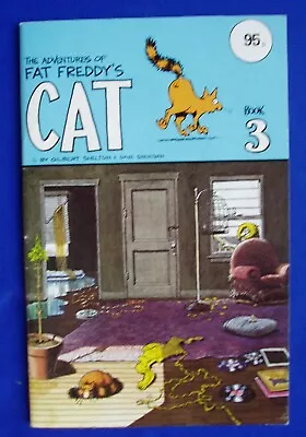 Fat Fredd's Cat 3: Gilbert Shelton UK Underground Digest-sized.  95p  VFN • £8