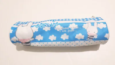 Cute Kawaii Bunny Pencil Case Makeup Pouch Stationery Zipper Bag Rabbit Blue • $10