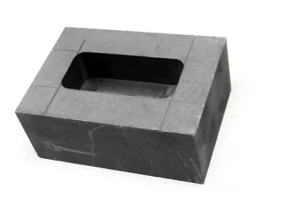 $37.25 • Buy 10 Oz. Ingot Mold Gold And 5 Oz. Silver Machined Graphite Pour Loaf Bar Melting 