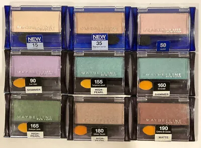 BUY 1GET 1 AT 20% OFF (add 2) Maybelline Expert Wear Eyeshadow Singles  Sealed  • $18.98