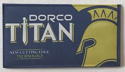 $2.59 • Buy 10 Dorco TITAN Razor Blades.  New Cutting Edge Technology.  Ultra Sharp, Smooth.