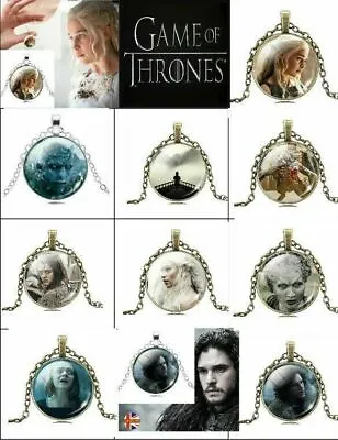??reduced?? Game Of Thrones Necklace Various Characters Bronze Silver Necklace • £5.50