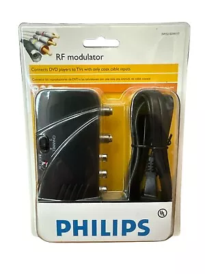 Philips RF Modulator Video Signal Converter SWS2102W/17 New 2007 Original Sealed • $19.98