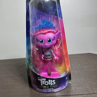 Trolls World Tour Stylin Mermaid Dreamworks Fashion Troll Hasbro Figure • $4.99