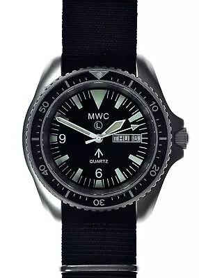 MWC 1999-2001 Pattern Quartz Military Day/Date Dive Watch With Sapphire Crystal • $325