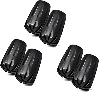 6 Pack Walking Stick Caps Replacement Rubber Tips For Hiking Pole Trekking Poles • £6.41