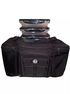 6 Pack Fitness Innovator 300 Meal Prep Management Black Tote Cooler  • $39.99