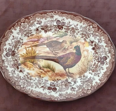 £6.99 • Buy Royal Worcester Palissy Game Series Oval Serving Plate, Used Excellent Condition