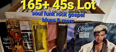 165+ Records LOT  7  45s ALL LISTED Soul Funk Early Rock Rnb Vinyl MOTOWN TAMLA • $135