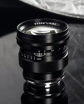 VOIGTLANDER USA WARRANTY NOKTON 75mm F1.5 BLACK For All Leica M - Free Next Day • $899