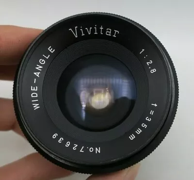 Vivitar Pre-Set Wide-Auto F2.8 35mm T / T2 Mount Lens For SLR/Mirrorless Cameras • $40.49