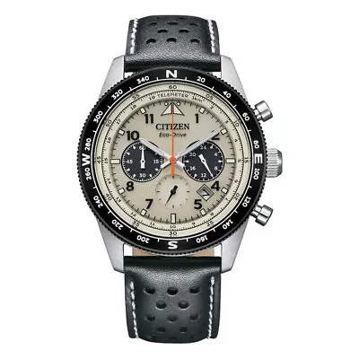 Citizen Eco-Drive CA4559-13A Chronograph Solar Powered Watch. New With Tags. • $275