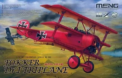 Meng Fokker Dr I Red Baron Triplane - Plastic Model Airplane Kit - 1/32 Scale • $76.63