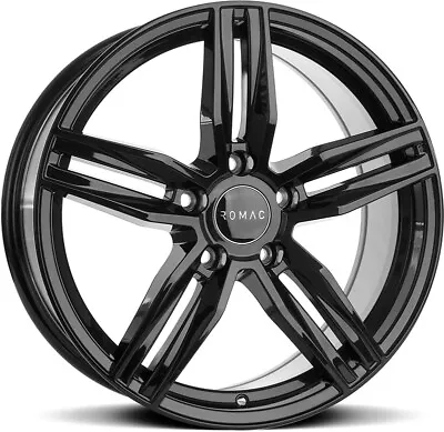 Alloy Wheels 18  Romac Venom Black Gloss For Mazda 6 [Mk2] 07-12 • $869.94