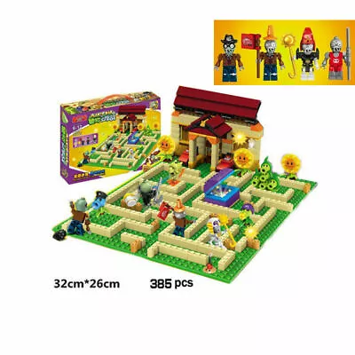 Bricks Toy Plants Vs Zombies Garden Maze Building Blocks Game Boy Girl Kid Gift • $78.99