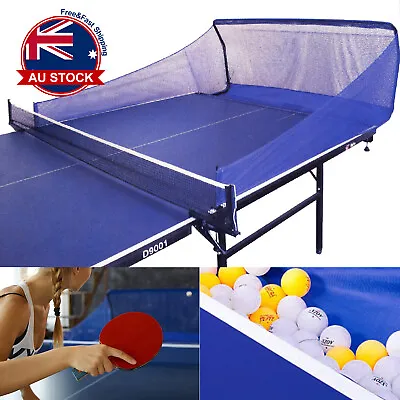 $50.99 • Buy Portable Table Tennis Ball Catch Net For Robot Ping Pong Training Equipment L