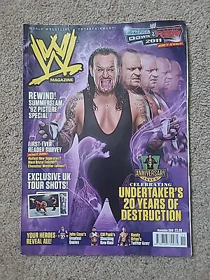 Wwe Magazine November 2010 Undertaker Cover • £6