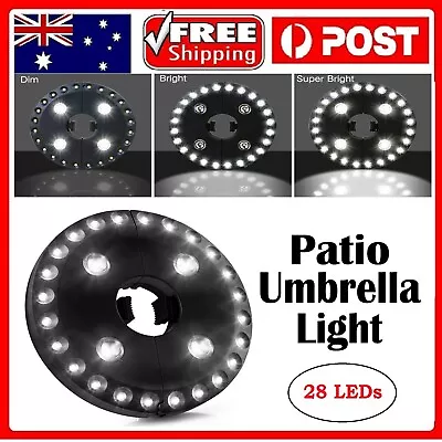 $24.70 • Buy New Patio Umbrella Light Outdoor Lamps For Camping With 3 Brightness Modes AUS