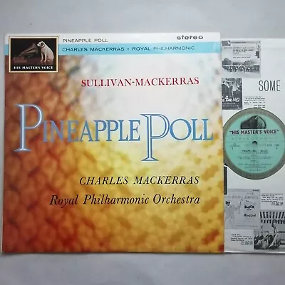 EMI LP CSD 1399 GREEN/GOLD TAS LIST: Sullivan-Mackerras - Pineapple Poll • £25