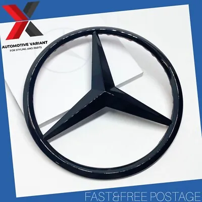 Mercedes Benz E Class W213 2016+ Gloss Black Rear Boot Badge Star A2138170116  • £11.99