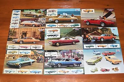 Lot 1973 Vtg Dealership Handout Poster Corvette Camaro Nova Chevelle Vega BelAir • $19.99