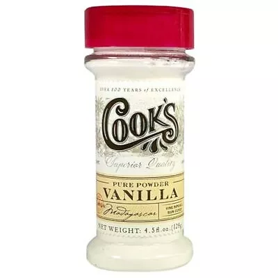 Cook’s Pure Vanilla Powder World’s Finest Gourmet Fresh Premium Vanilla 4.5 Oz • $17.46