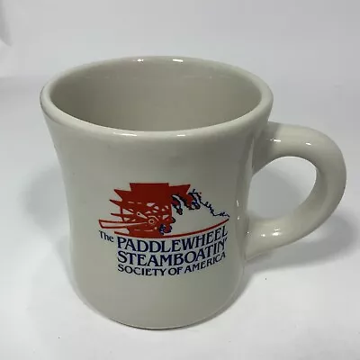 Paddlewheel Steamboatin' Society Of America Heavy Diner Type Coffee Mug • $14.94