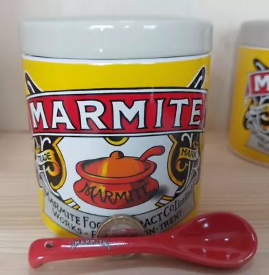 Marmite Ceramic Storage Jar With Lid Advertising Collectable Kitchen  • £11.99