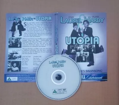 Laurel And Hardy: Utopia DVD Disc & Inlay Only Stan Laurel [Robinson Crusoeland] • £1.56