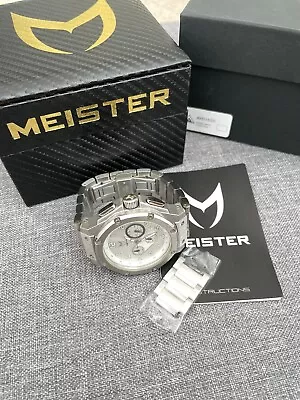 £120 • Buy Meister MSTR Ambassador Watch AM115SS Full Stainless Steel Nixon