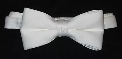 Lot Of 10 Ivory Cream New Mens Bow Ties Great For Choir Orchestra Bands Church • $34.99