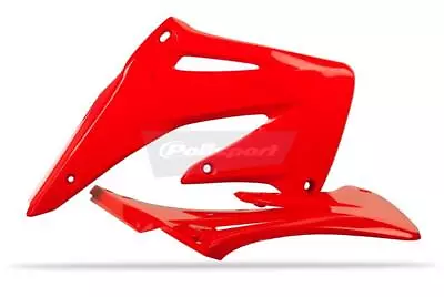 HONDA Radiator Scoops Shrouds CRF 450 R 2002 - 2004 OEM Red Motocross Polisport • $53.45