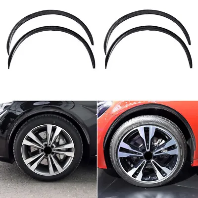 4Pcs Car Wheel Eyebrow Arch Trim Lips Fender Flares Protectors Kits Accessories • $36.91