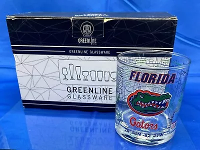 University Of Florida Whiskey Glass Set (2 Low Ball Glasses) Florida Gators • $23