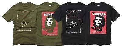 Che Guevara Printed T Shirt Fancy Dress Revolution Cult Cotton Short Sleeve Top • £15.99